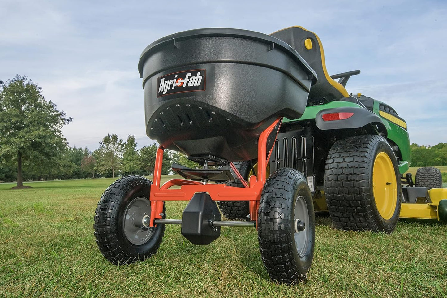 18" x 48" Tow Behind Poly Lawn Roller 550 lbs Weight with Water, Poly Drum and Steel Frame, with Plug. Designed for Lawn and Garden Tractors