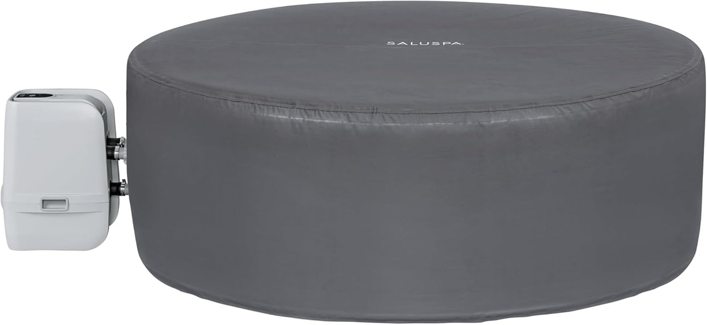 Inflatable Hot Tub Spa (71" x 26") | Portable Hot Tub with 2 Covers (1 Energy-Efficient Thermal Cover and 1 Standard Cover) | Fits Up to 2-4 Persons | Black