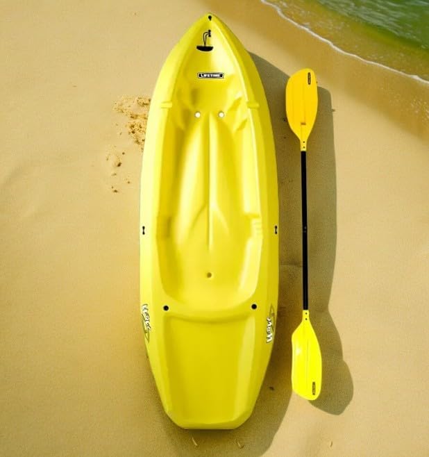 6' Youth Kayak with Paddle. Designed for Stability and Safety, It's The Perfect Choice for Young Paddlers Ready to Conquer The Water