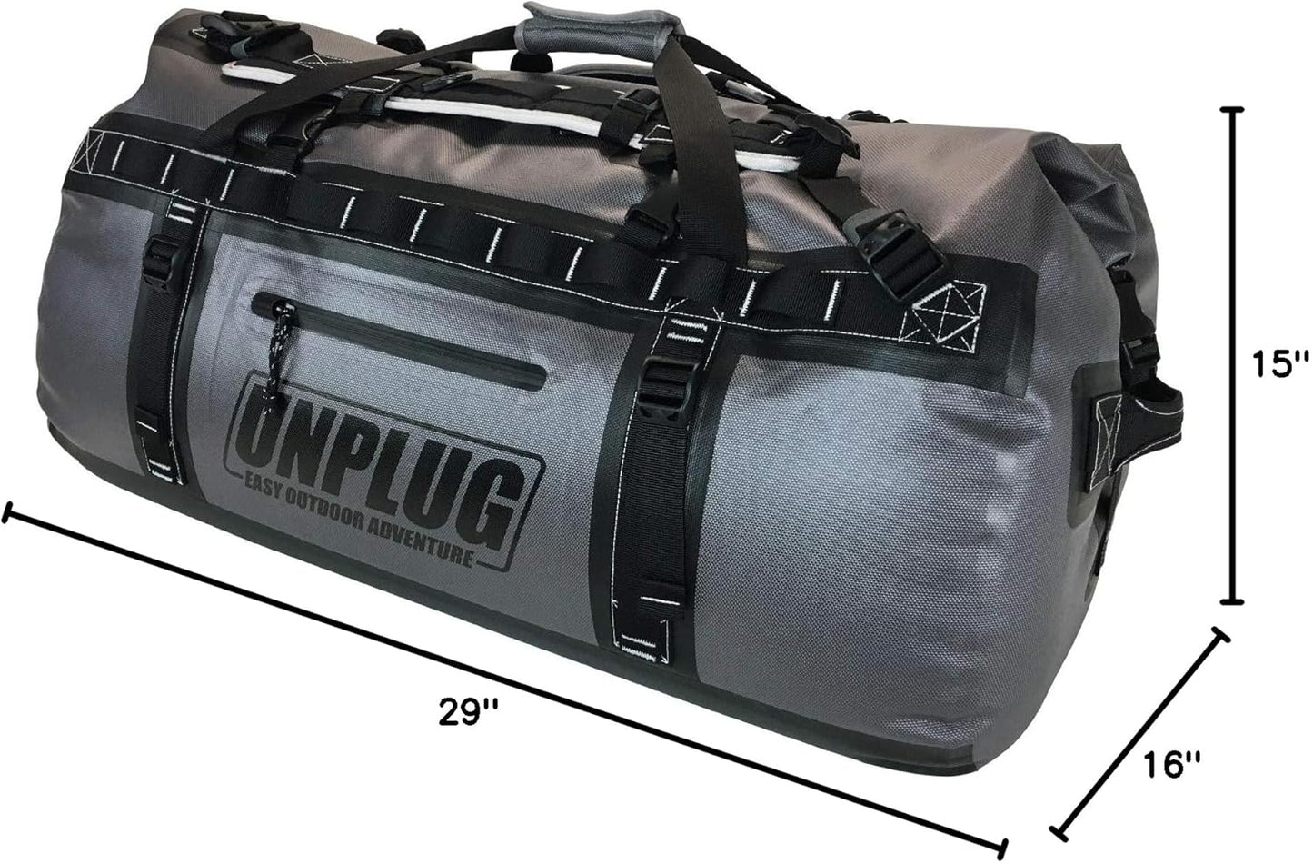 Ultimate Adventure Bag -1680D Heavy Duty Waterproof Travel Duffel Bags for Camping, Motorcycle Dry Bag, Waterproof Bags for Boating, Waterproof Duffle Backpack,Tactical Duffle Bag