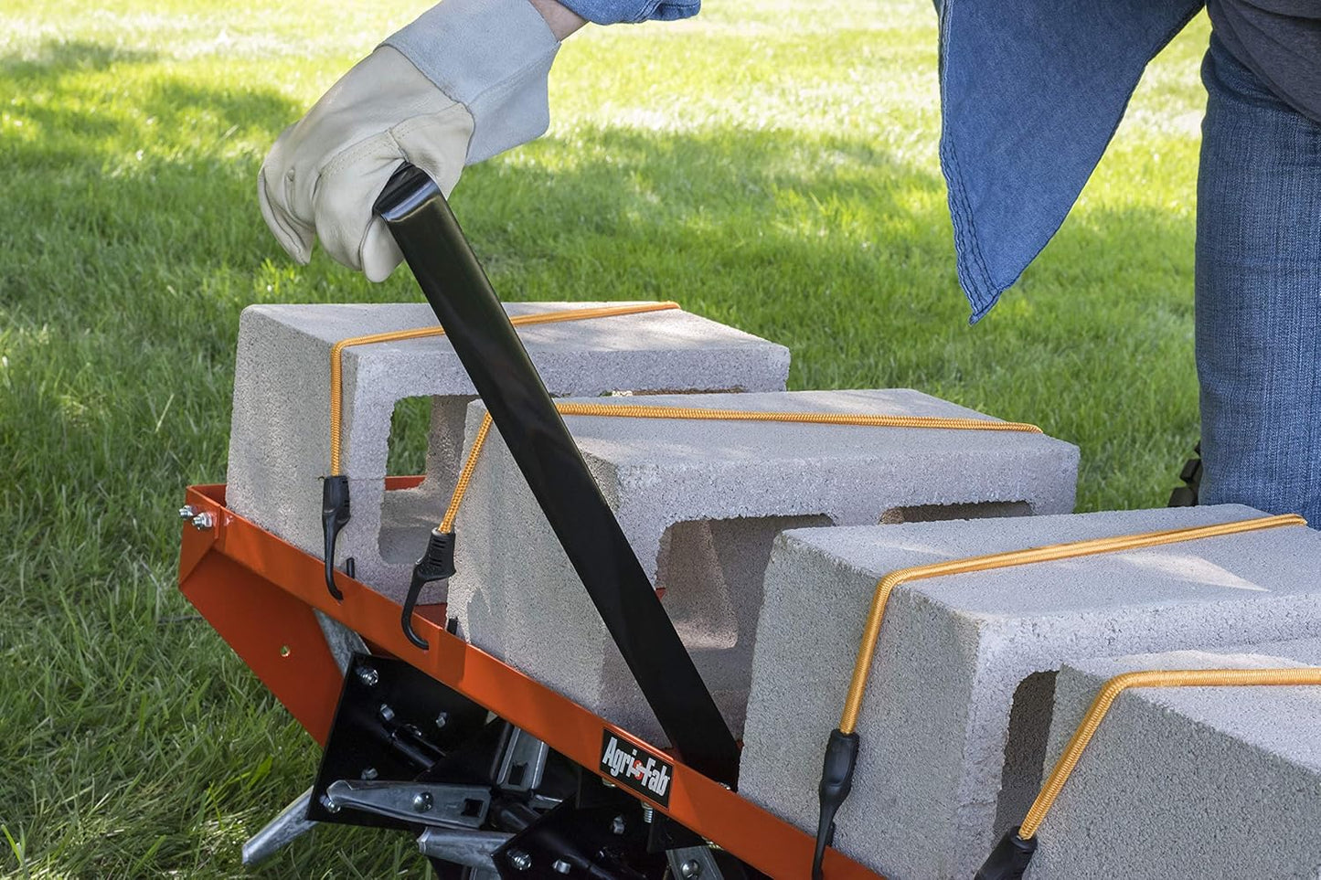 18" x 48" Tow Behind Poly Lawn Roller 550 lbs Weight with Water, Poly Drum and Steel Frame, with Plug. Designed for Lawn and Garden Tractors