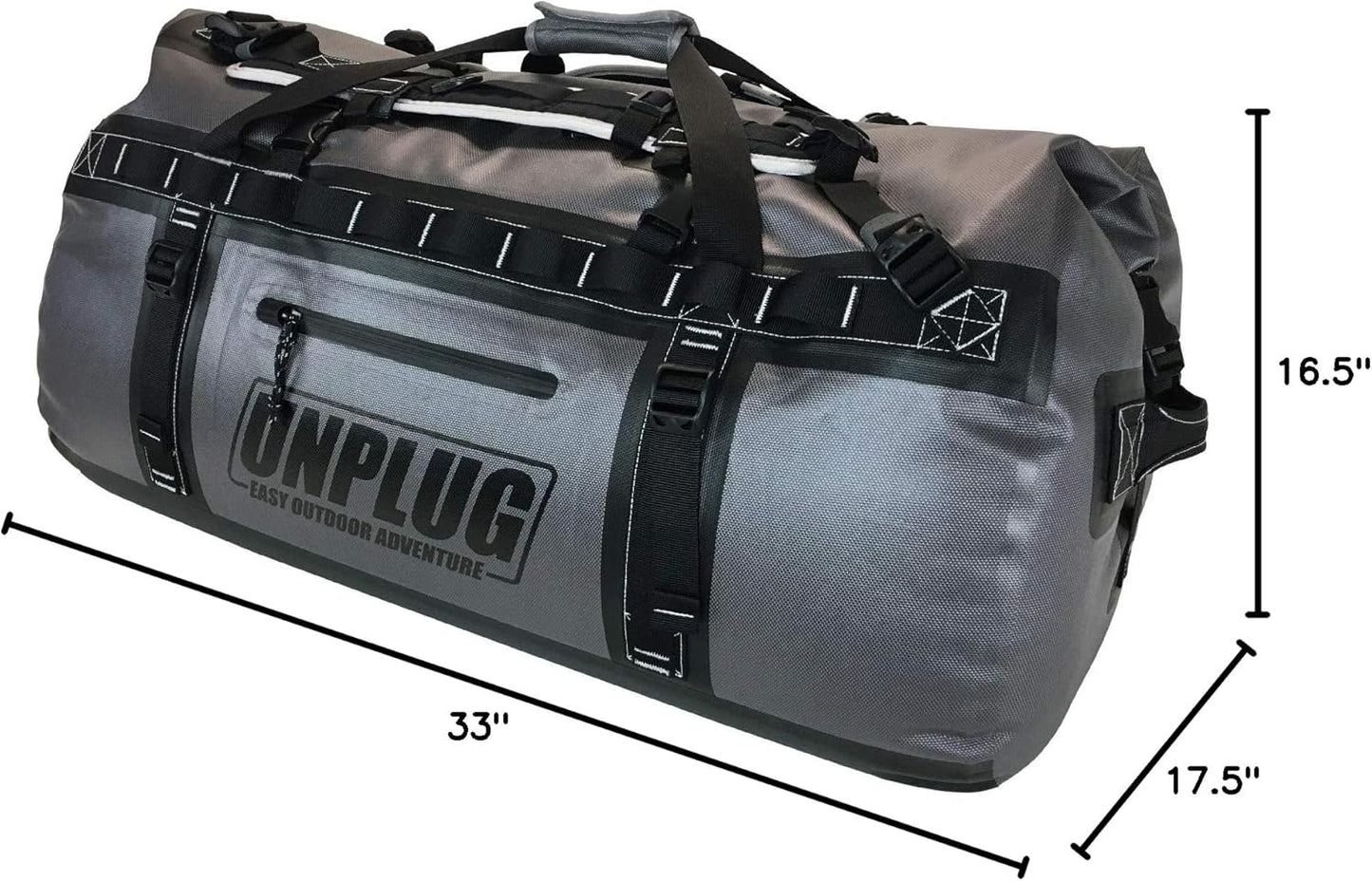 Ultimate Adventure Bag -1680D Heavy Duty Waterproof Travel Duffel Bags for Camping, Motorcycle Dry Bag, Waterproof Bags for Boating, Waterproof Duffle Backpack,Tactical Duffle Bag