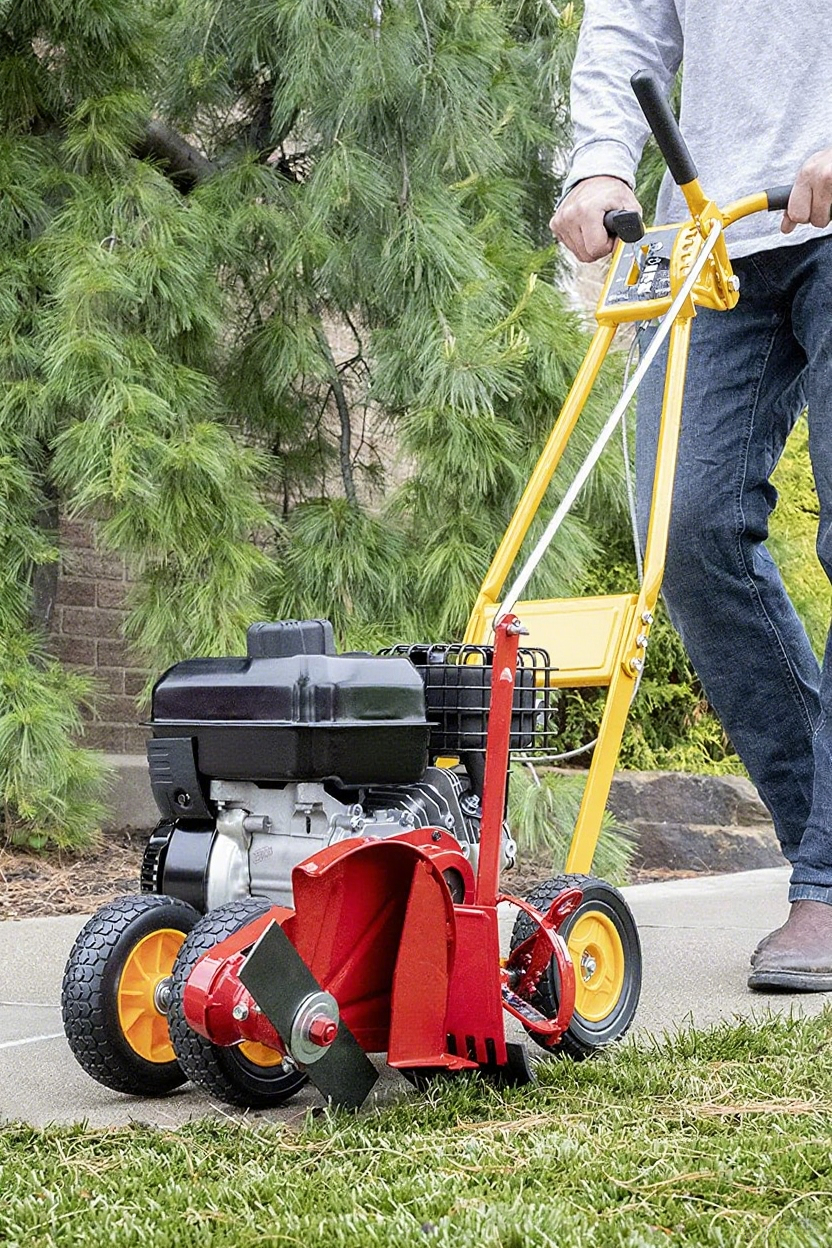 101-5.5GT-7Gas Powered Lawn Edger, 5.50 Gross Torque/3.5 B&S Engine 7′′ Wheels