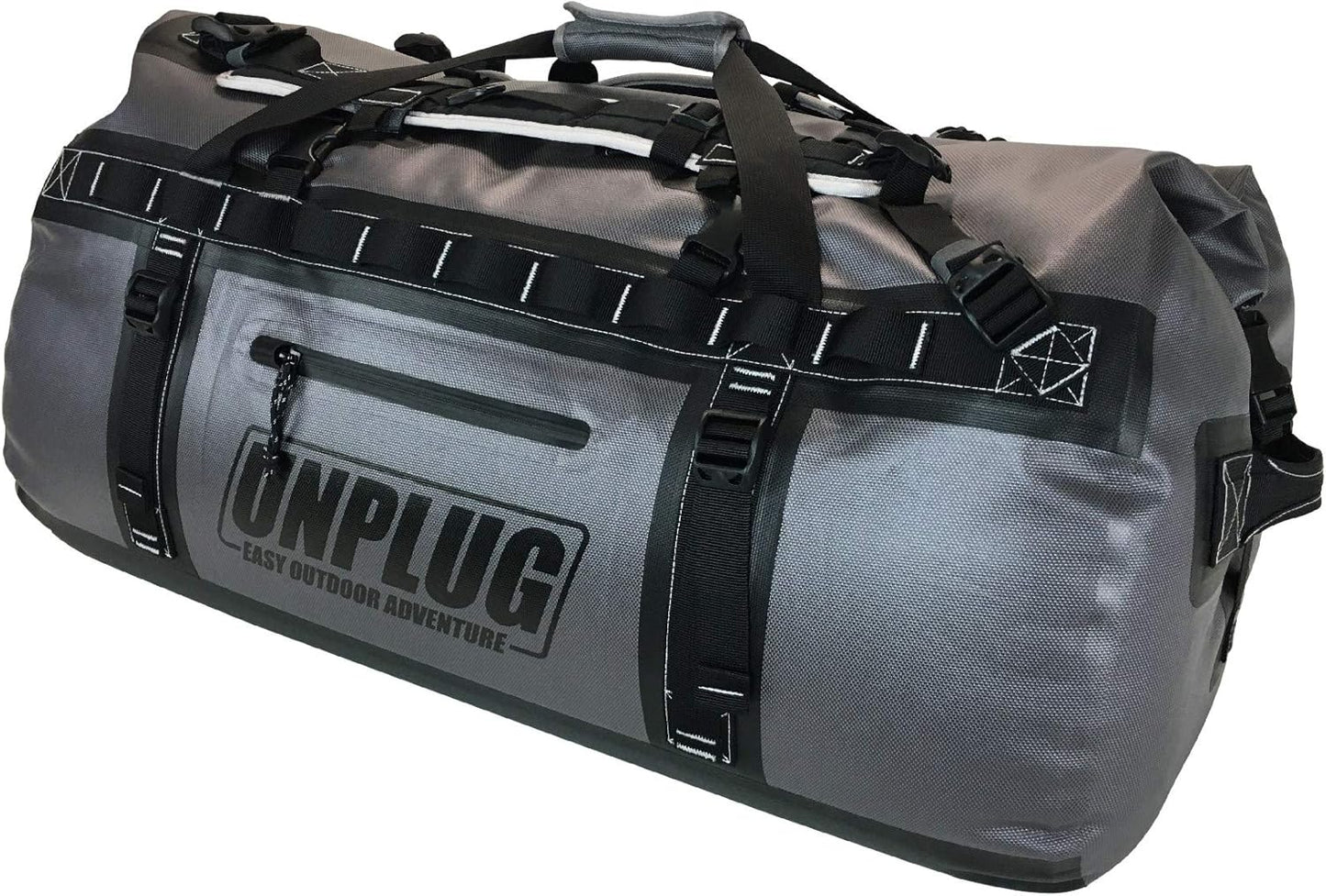 Ultimate Adventure Bag -1680D Heavy Duty Waterproof Travel Duffel Bags for Camping, Motorcycle Dry Bag, Waterproof Bags for Boating, Waterproof Duffle Backpack,Tactical Duffle Bag