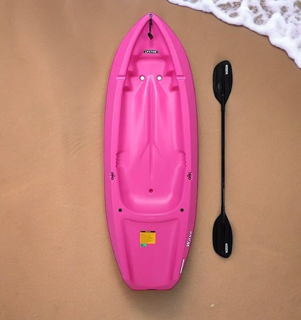 6' Youth Kayak with Paddle. Designed for Stability and Safety, It's The Perfect Choice for Young Paddlers Ready to Conquer The Water