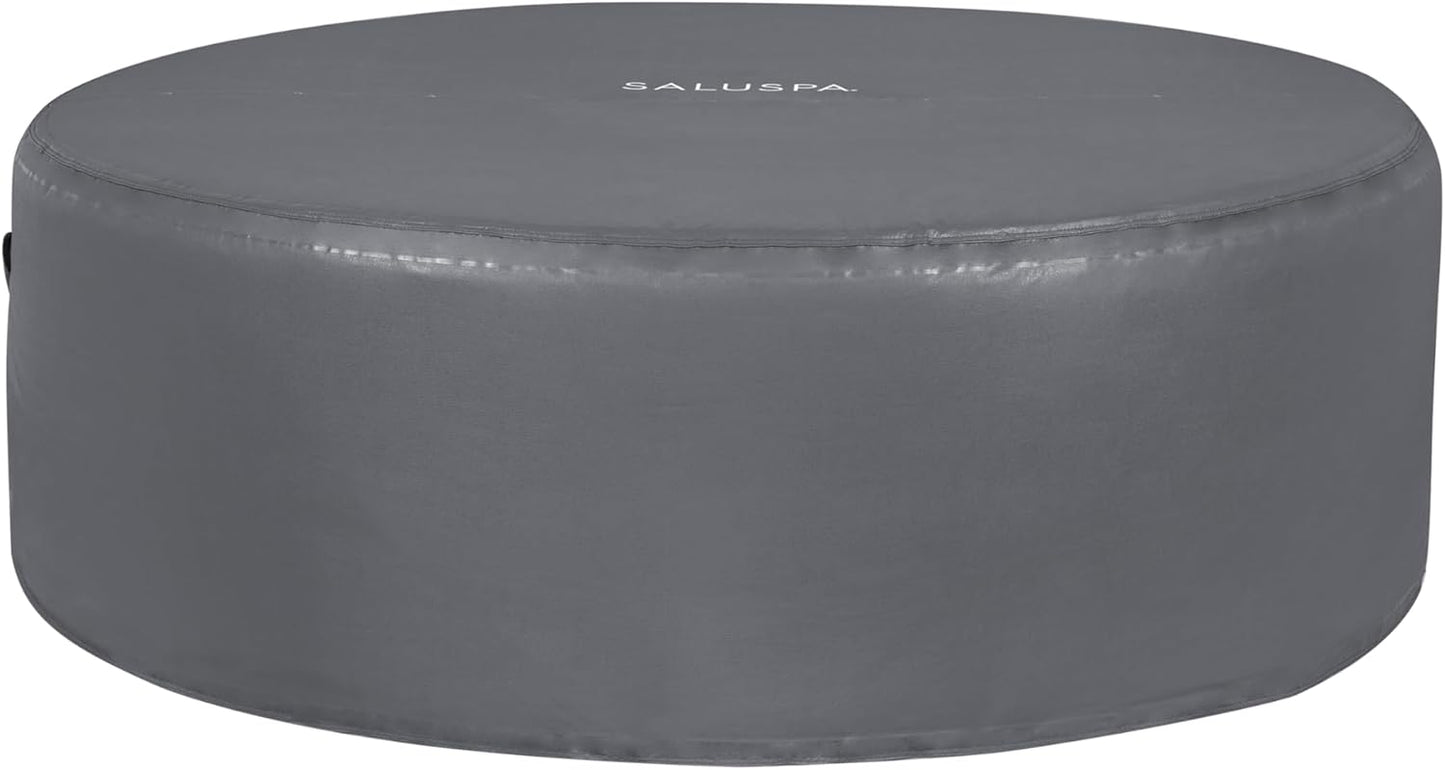 Inflatable Hot Tub Spa (71" x 26") | Portable Hot Tub with 2 Covers (1 Energy-Efficient Thermal Cover and 1 Standard Cover) | Fits Up to 2-4 Persons | Black