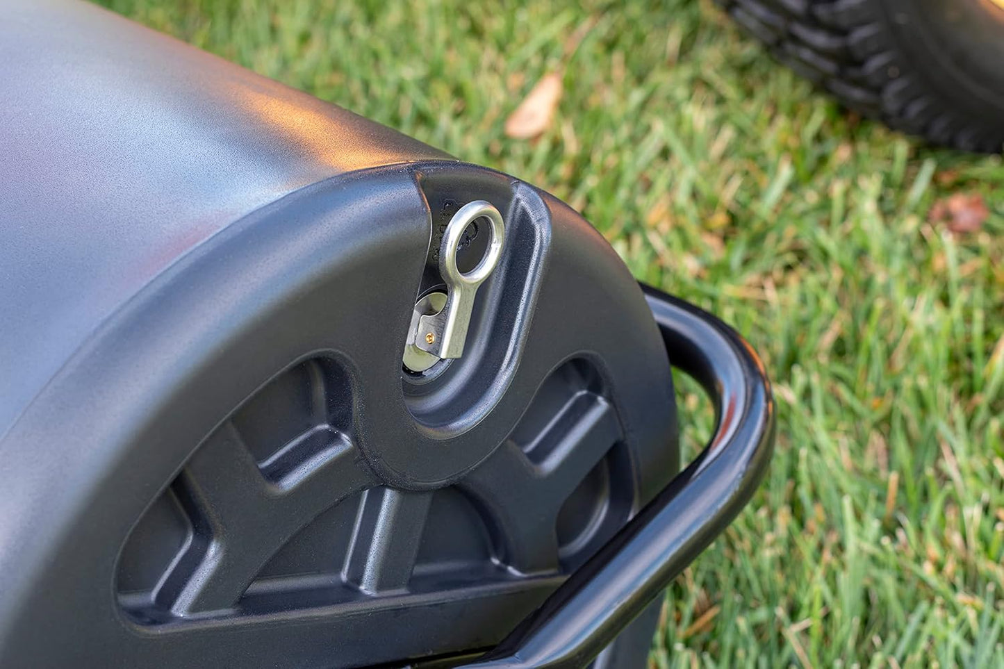 18" x 48" Tow Behind Poly Lawn Roller 550 lbs Weight with Water, Poly Drum and Steel Frame, with Plug. Designed for Lawn and Garden Tractors