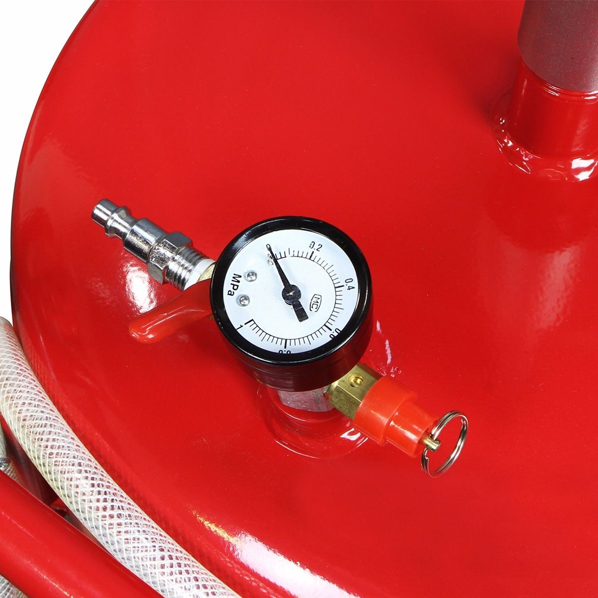 Oil Drain pan Portable 20 Gallon Waste Air Operated Drainer