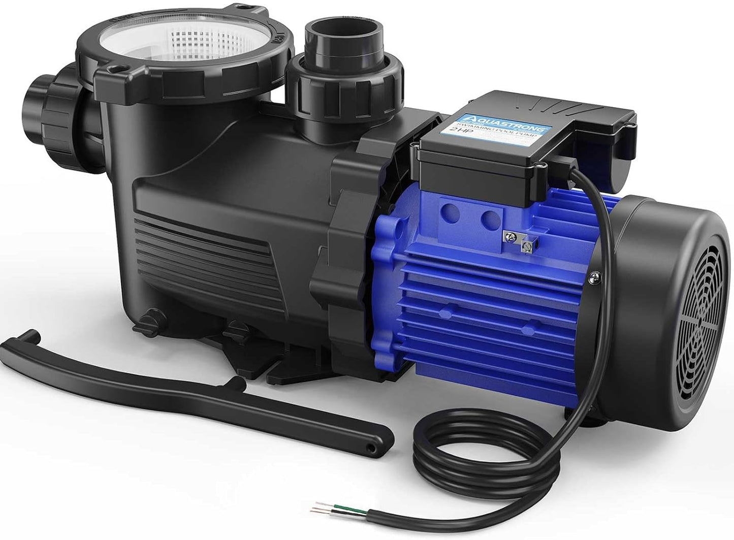 In/Above Ground Pool Pump, High Flow (with Timer, 2HP, 8917 GPH, 220V)