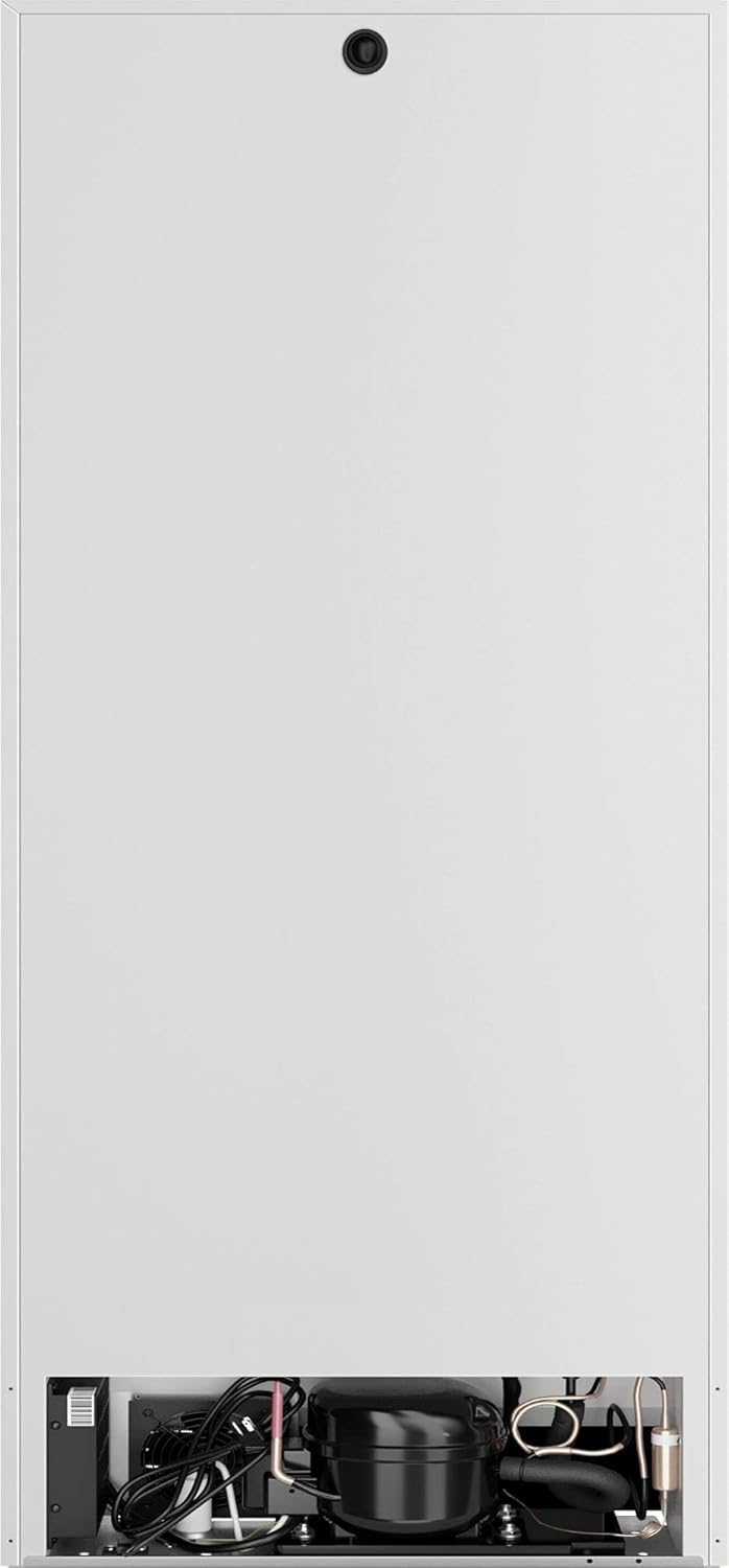 22" Wide 10.1 Cu. Ft. Commercial Beverage Merchandiser – Stainless Steel, Temp Alarm, Reversible Door