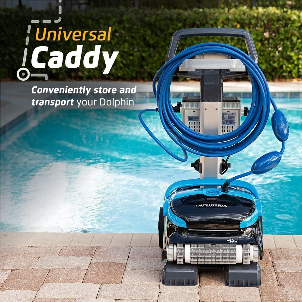 Wi-Fi Automatic Robotic Pool Vacuum Cleaner, Always Cleaning, Never Charging, with Wall Climbing Scrubber Brush, Ideal for In-Ground Pools up to 50 FT in Length