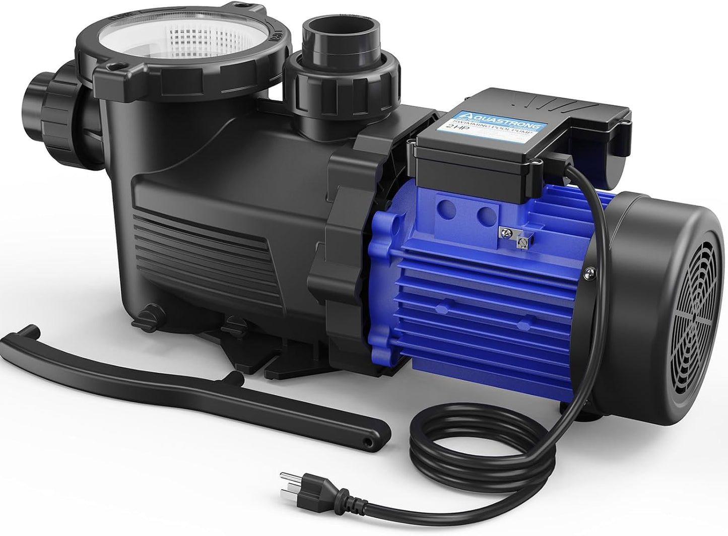 In/Above Ground Pool Pump, High Flow (with Timer, 2HP, 8917 GPH, 220V)