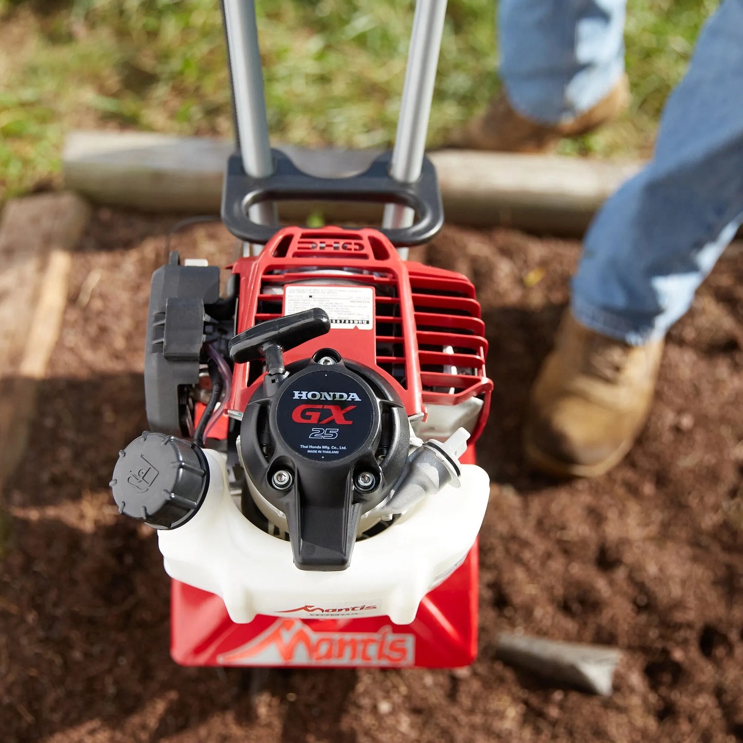 7268 Mini-Tiller/Cultivator 25-cc 9-in Front-Tine Forward-rotating Tiller