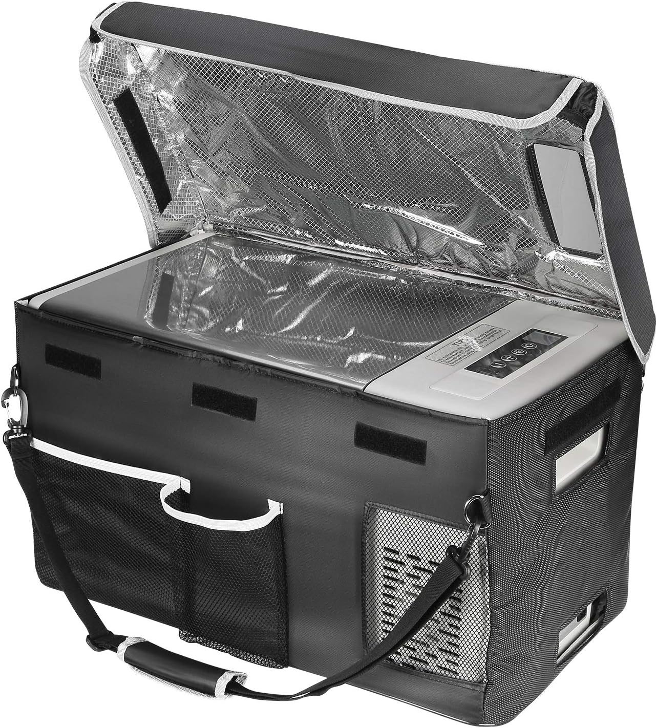 12 Volt Refrigerator 12V Car Fridge 23 Quart Portable Freezer Compressor Cooler 12/24V DC 110~240 Volt AC for Truck Van RV Camper SUV Travel Camping Road Trips Tailgating -7℉~50℉