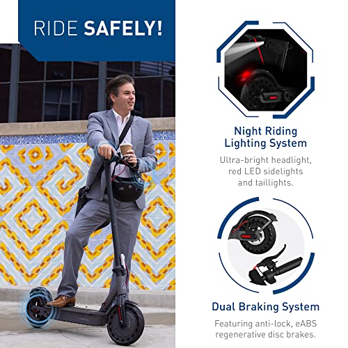 Folding Electric Scooter, 500W Motor, 10" Solid Tires
