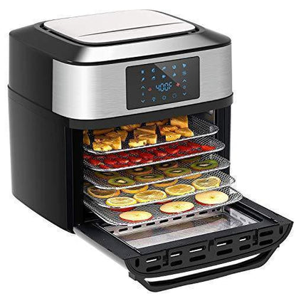 10-in-1 Air Fryer Oven, 20 Quart Airfryer Toaster Oven Combo, 1800W Large Air Fryers, Convection Toaster Oven with Rotisserie Dehydrator.