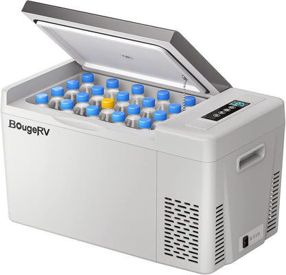 12 Volt Refrigerator 12V Car Fridge 23 Quart Portable Freezer Compressor Cooler 12/24V DC 110~240 Volt AC for Truck Van RV Camper SUV Travel Camping Road Trips Tailgating -7℉~50℉