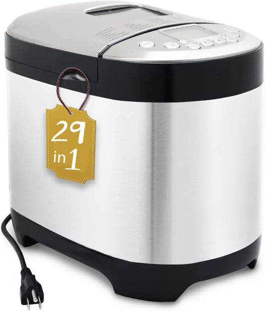 29-in-1 SMART Bread Machine with Gluten Free Setting Bread Maker Machine