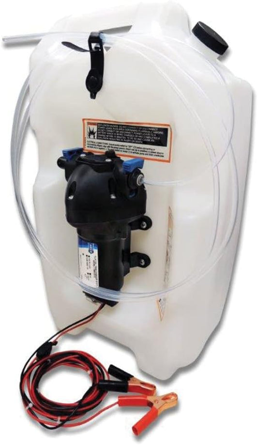 Flat Tank 12V DC Engine Oil Changer System, 3.5 gallon