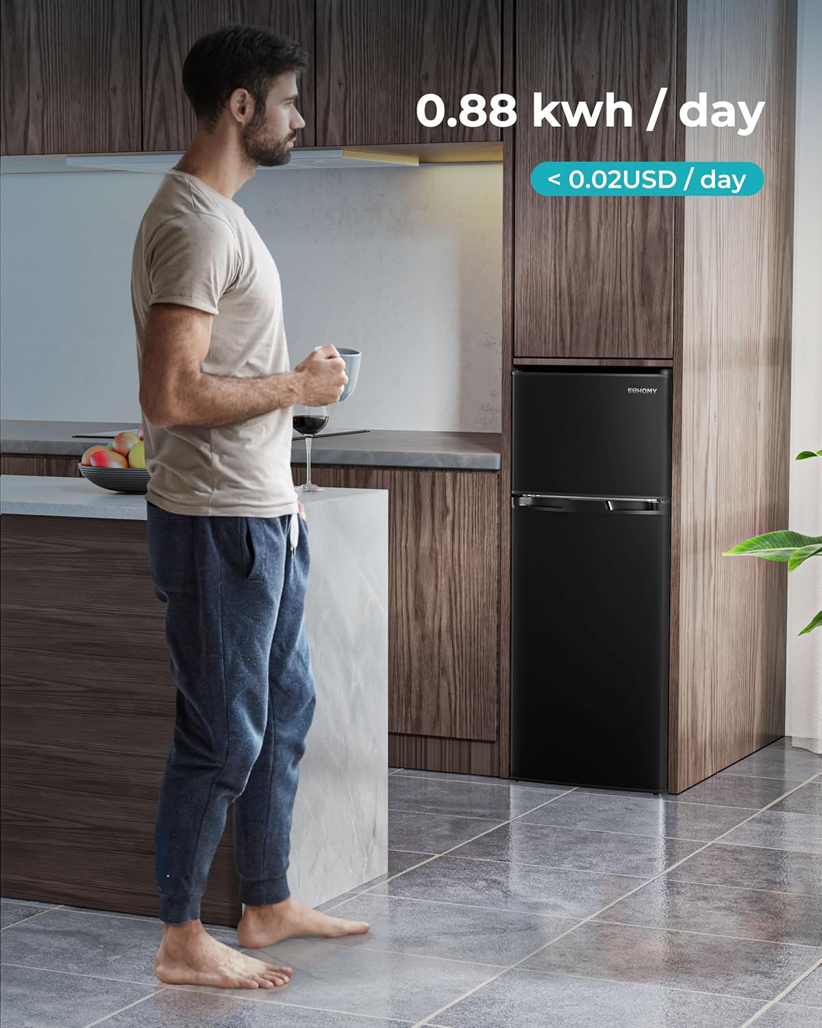 3.2 Cu.Ft Mini Fridge with Freezer – 2-Door Compact Refrigerator for Bedroom, Dorm, Office or Apartment, Silver3.2 Cu.Ft Mini Fridge with Freezer – 2-Door Compact Refrigerator for Bedroom, Dorm, Office or Apartment, Silver