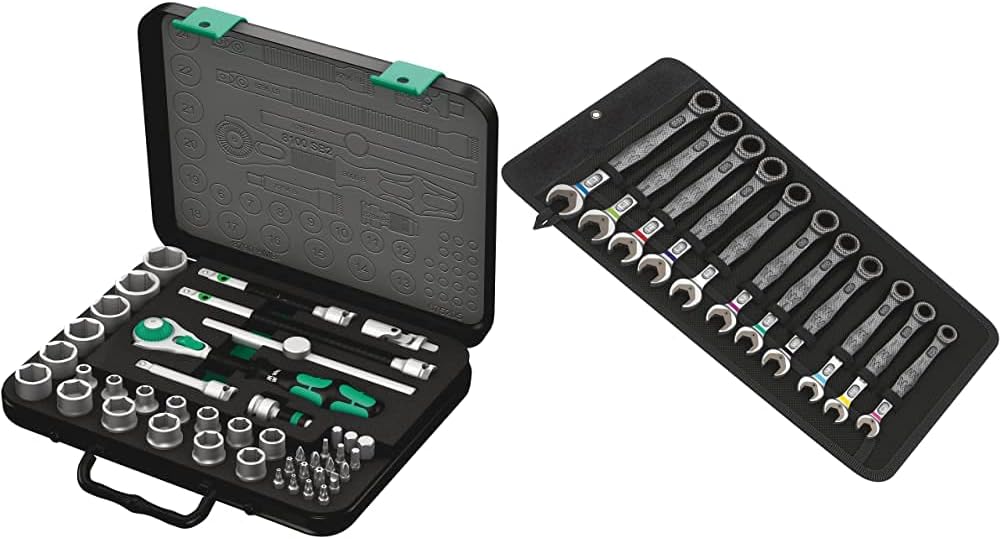 5003594001 8100 SB 2 Zyklop 3/8" Metric Ratchet Set ( Piece of 43)