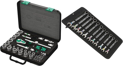 5003594001 8100 SB 2 Zyklop 3/8" Metric Ratchet Set ( Piece of 43)