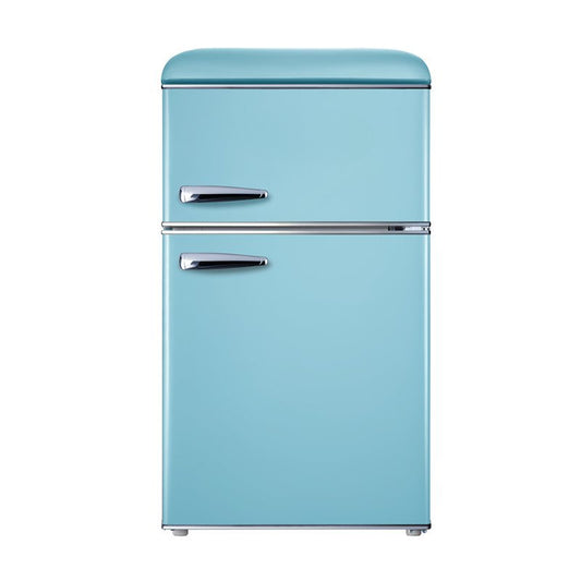 3.1 Cu.ft Dual Door Retro Refrigerator