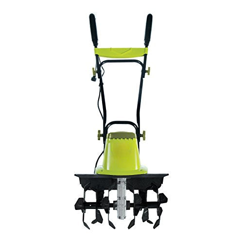 16-Inch 12-Amp Electric Tiller and Cultivator , Green