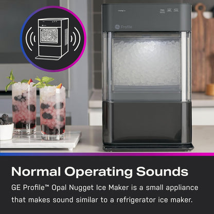 2.0 with 0.75 Gallon Tank, Chewable Crunchable Countertop Nugget Ice Maker, Scoop included, 38 lbs in 24 hours, Pellet Ice Machine with WiFi & Smart Connected, Stainless Steel