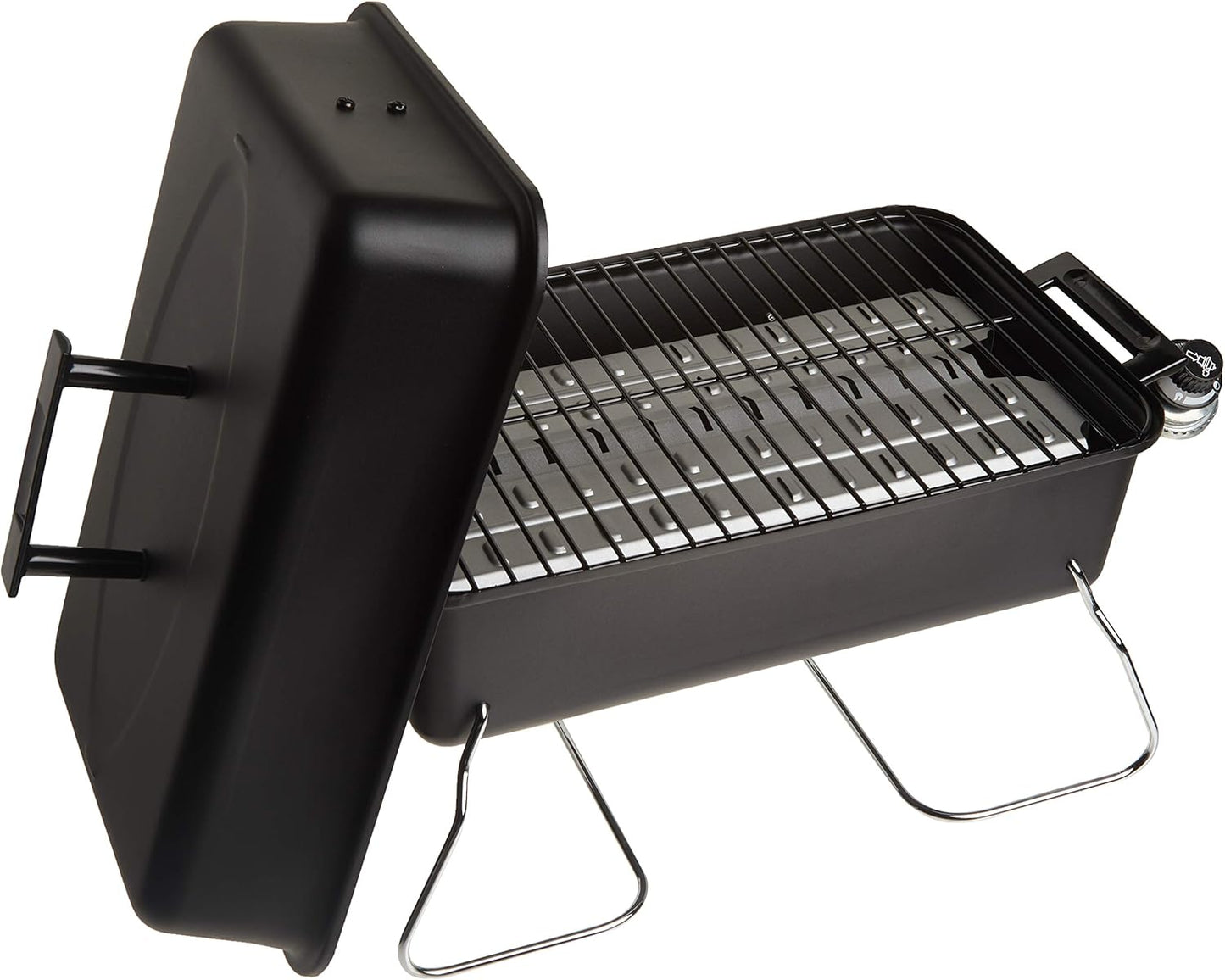 Portable Convective 1-Burner Stainless Steel Propane Gas Grill