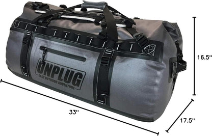 Ultimate Adventure Bag -1680D Heavy Duty Waterproof Travel Duffel Bags for Camping, Motorcycle Dry Bag, Waterproof Bags for Boating, Waterproof Duffle Backpack,Tactical Duffle Bag