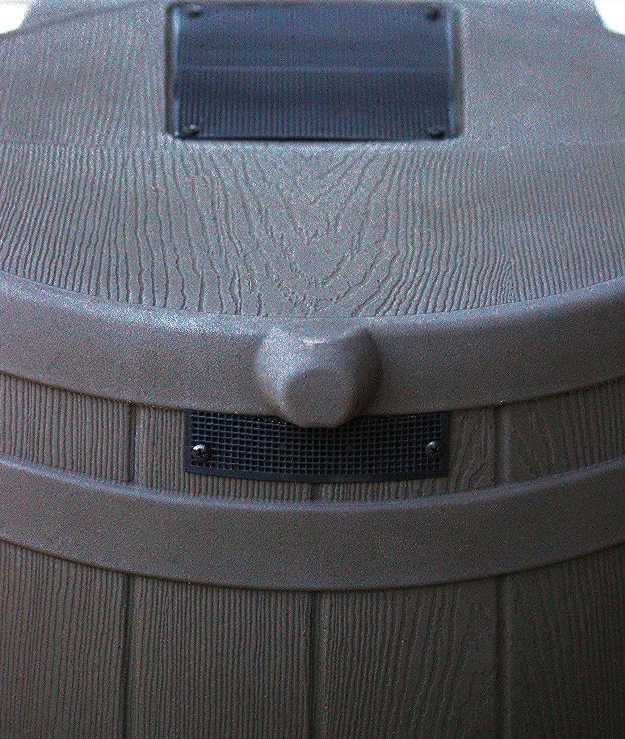 50 Gallon Plastic Outdoor Home Rain Barrel Water Storage Collector
