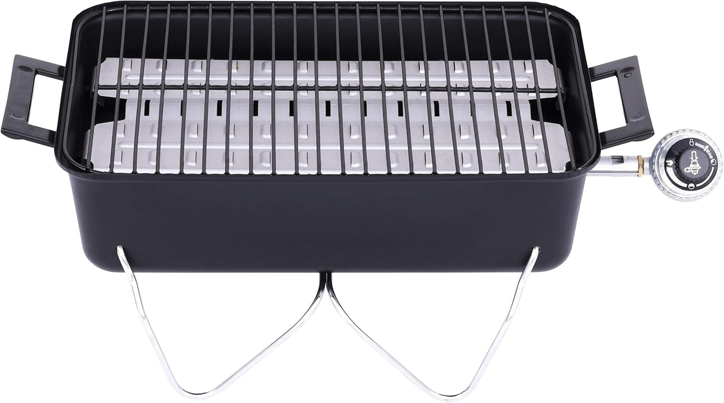 Portable Convective 1-Burner Stainless Steel Propane Gas Grill