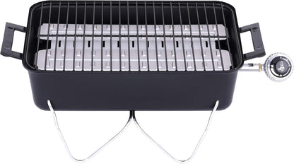 Portable Convective 1-Burner Stainless Steel Propane Gas Grill
