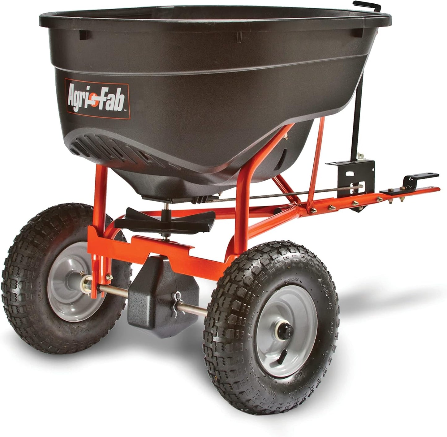 18" x 48" Tow Behind Poly Lawn Roller 550 lbs Weight with Water, Poly Drum and Steel Frame, with Plug. Designed for Lawn and Garden Tractors