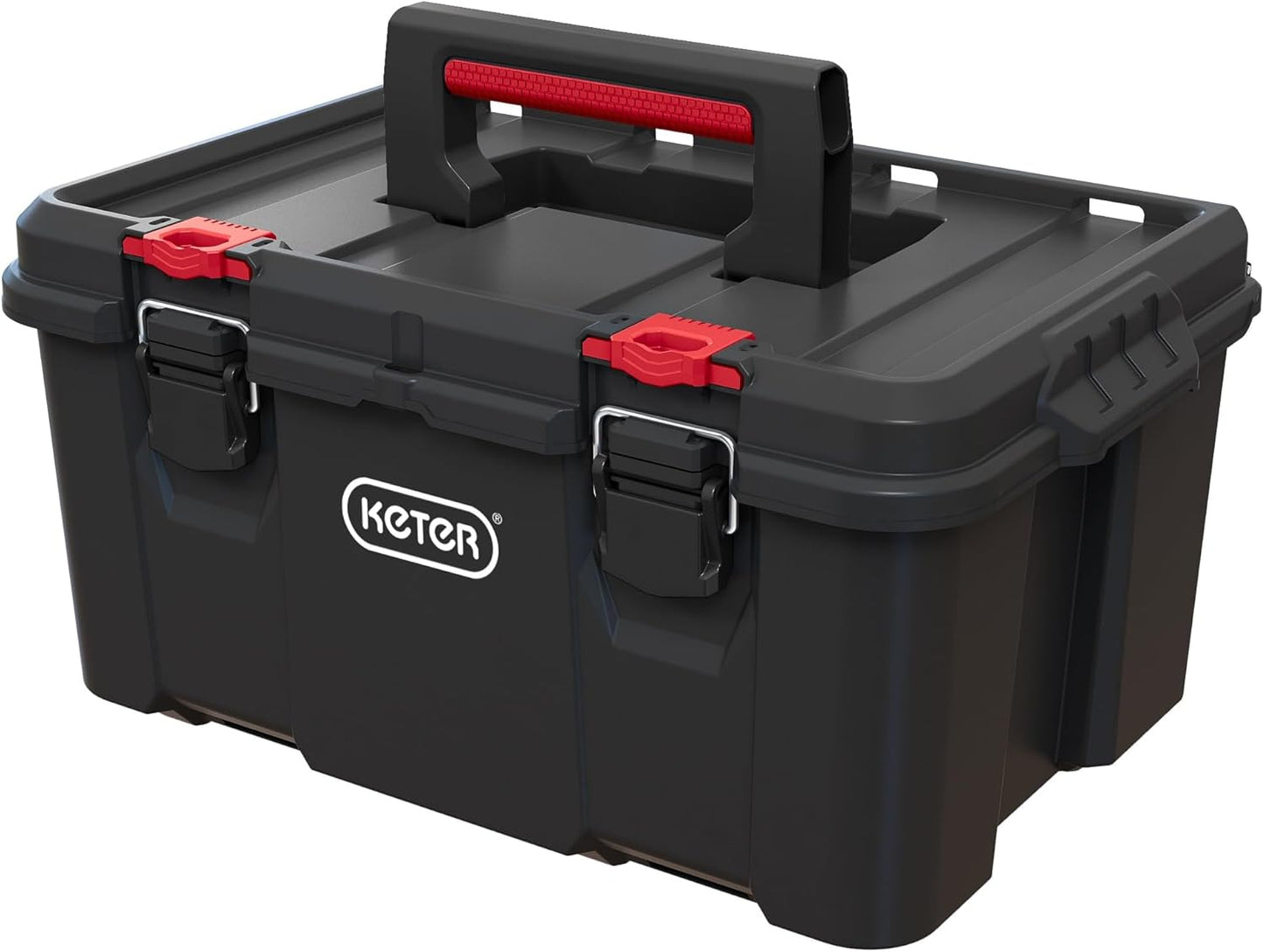 Modular Tools Organizer for Garage Storage and DIY, 3 Piece Resin Rolling Tool Box System for Small Parts