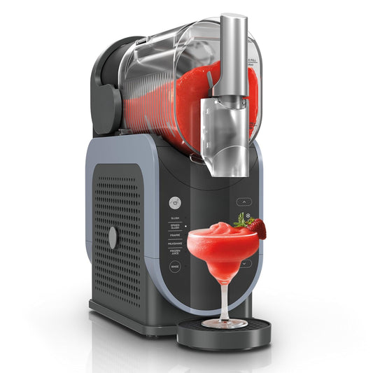88 oz. Frozen Drink & Slushie Machine, RapidChill Technology，5 Preset Programs, Frappés, and More, Premium Accents