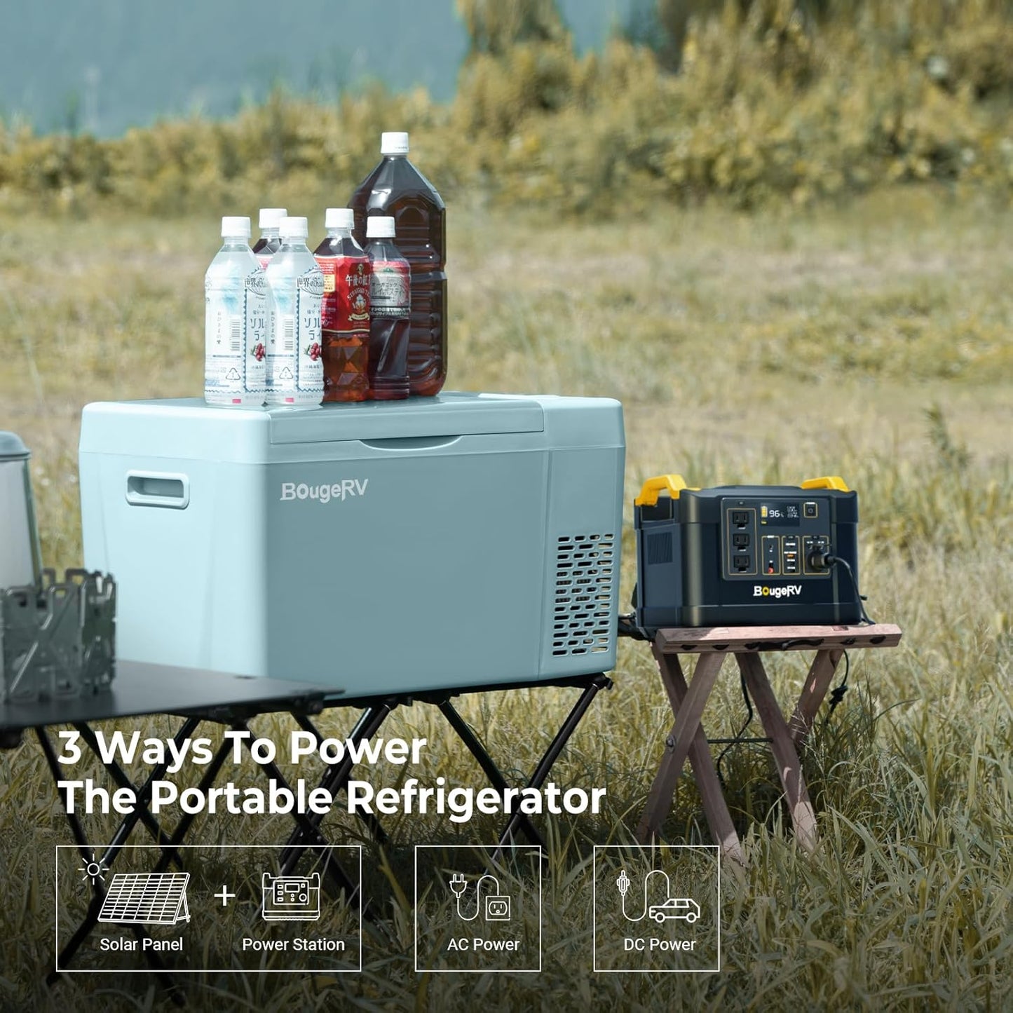 12 Volt Refrigerator 12V Car Fridge 23 Quart Portable Freezer Compressor Cooler 12/24V DC 110~240 Volt AC for Truck Van RV Camper SUV Travel Camping Road Trips Tailgating -7℉~50℉
