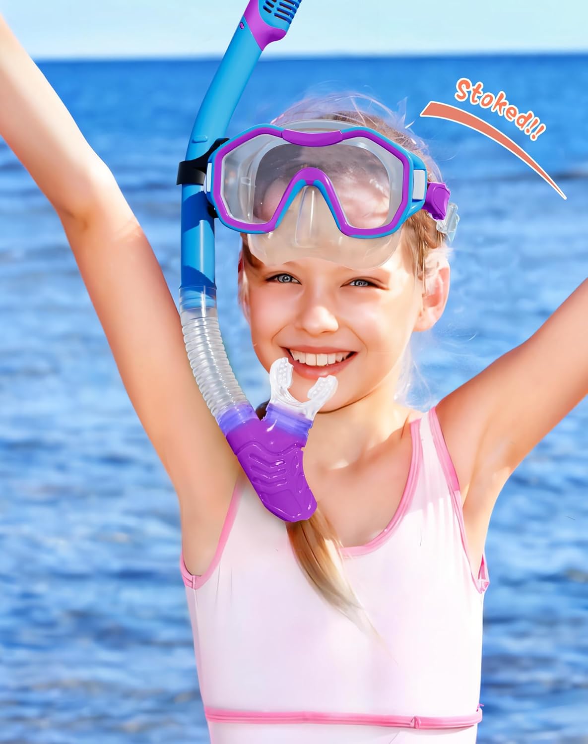 Snorkeling Gear for Adults, Dry-Top Snorkel Set, 180°Panoramic Wide View Diving Mask Breathing Freely Snorkel Mask for Snorkeling Scuba Diving Swimming Travel