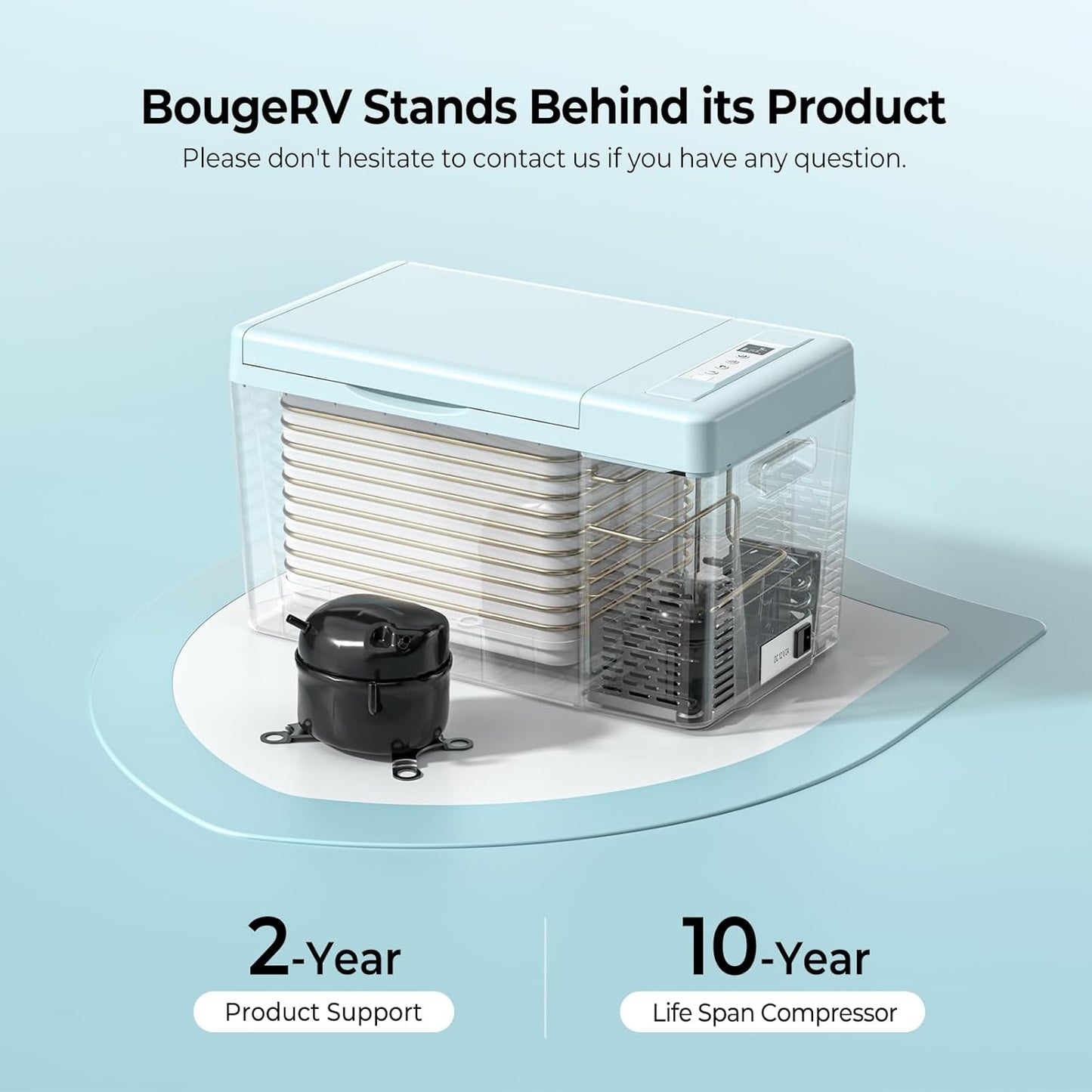 12 Volt Refrigerator 12V Car Fridge 23 Quart Portable Freezer Compressor Cooler 12/24V DC 110~240 Volt AC for Truck Van RV Camper SUV Travel Camping Road Trips Tailgating -7℉~50℉