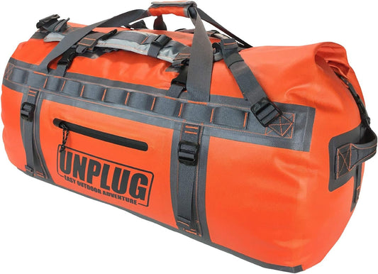 Ultimate Adventure Bag -1680D Heavy Duty Waterproof Travel Duffel Bags for Camping, Motorcycle Dry Bag, Waterproof Bags for Boating, Waterproof Duffle Backpack,Tactical Duffle Bag