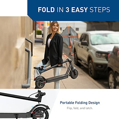 Folding Electric Scooter, 500W Motor, 10" Solid Tires