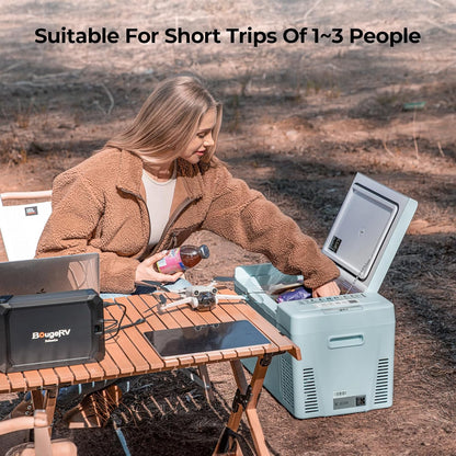 12 Volt Refrigerator 12V Car Fridge 23 Quart Portable Freezer Compressor Cooler 12/24V DC 110~240 Volt AC for Truck Van RV Camper SUV Travel Camping Road Trips Tailgating -7℉~50℉
