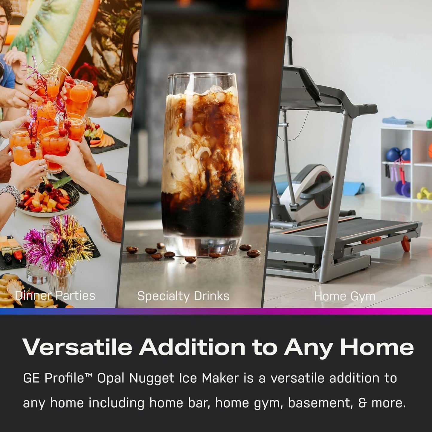 2.0 with 0.75 Gallon Tank, Chewable Crunchable Countertop Nugget Ice Maker, Scoop included, 38 lbs in 24 hours, Pellet Ice Machine with WiFi & Smart Connected, Stainless Steel