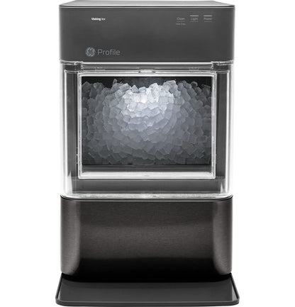 2.0 Countertop Nugget Ice Maker | Ice Machine with WiFi Connectivity | Smart Home Kitchen Essentials | Black Stainless