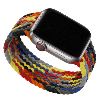 Vibrant Braided Solo Loop Apple Watch Bands