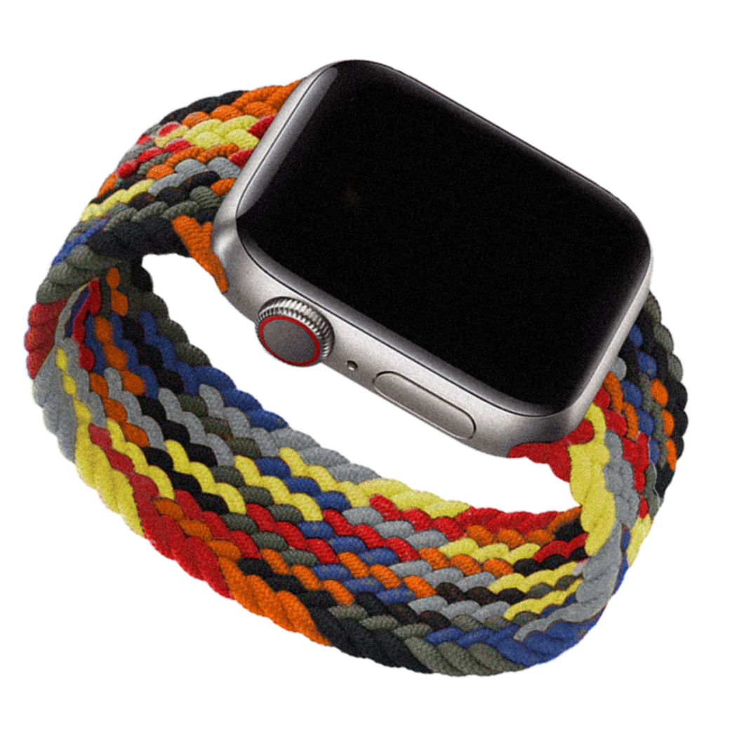 Vibrant Braided Solo Loop Apple Watch Bands