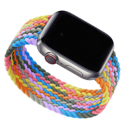 Vibrant Braided Solo Loop Apple Watch Bands