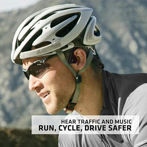 Titanium Bone Conduction Wireless Bluetooth Headphones, Black