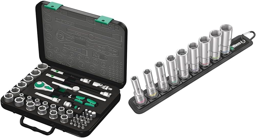 5003594001 8100 SB 2 Zyklop 3/8" Metric Ratchet Set ( Piece of 43)